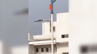Man Climbs On The Roof In Tears Before Jumping To Hi Death