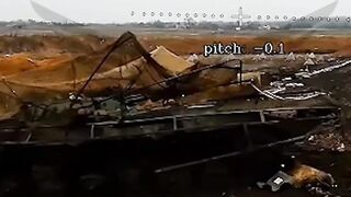 The drone is going to finish the work of its colleagues