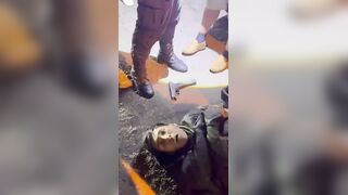 Last Seconds Of Life Of A Criminal Who Was Shot During Robbery In Peru