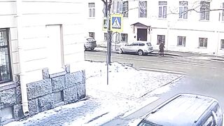 A woman driving struck a pensioner in St. Petersburg killing her