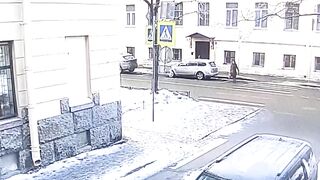 A woman driving struck a pensioner in St. Petersburg killing her