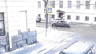 A woman driving struck a pensioner in St. Petersburg killing her