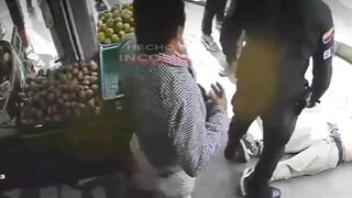 Sicario Wearing Helmet Takes Out Supermarket Customer In Colombia