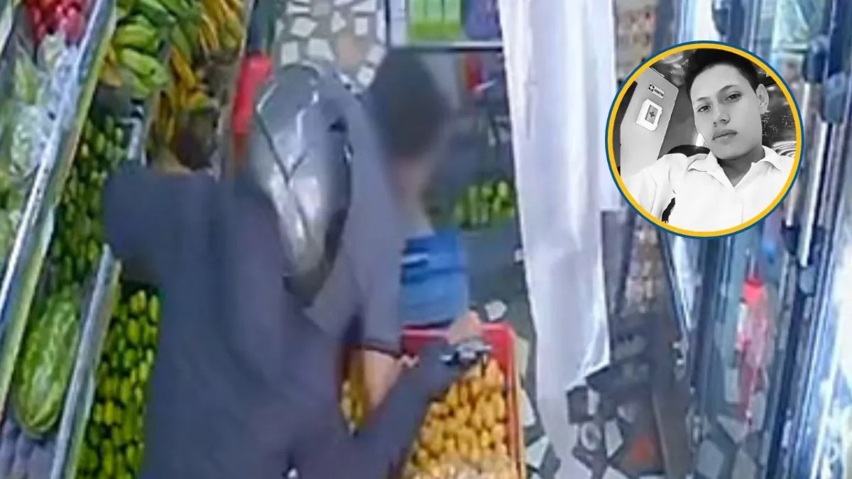 Sicario Wearing Helmet Takes Out Supermarket Customer In Colombia