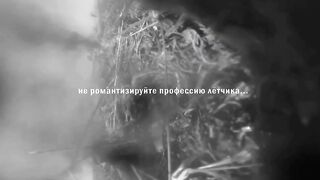 Ukrainian Su-25 pilot records his own death.