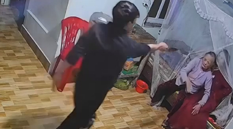 Evil POS In Vietnam Attacks His Mom And Sister, Breaks Their Arms