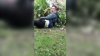 Phone Thief Caught And Kicked By Good Samaritans In Colombia