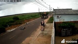 Dude Dies After Being Run Over by a Agricultural Sprayer Machine (W/Aftermath)