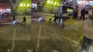 Crazy couple beat a 15-year-old girl