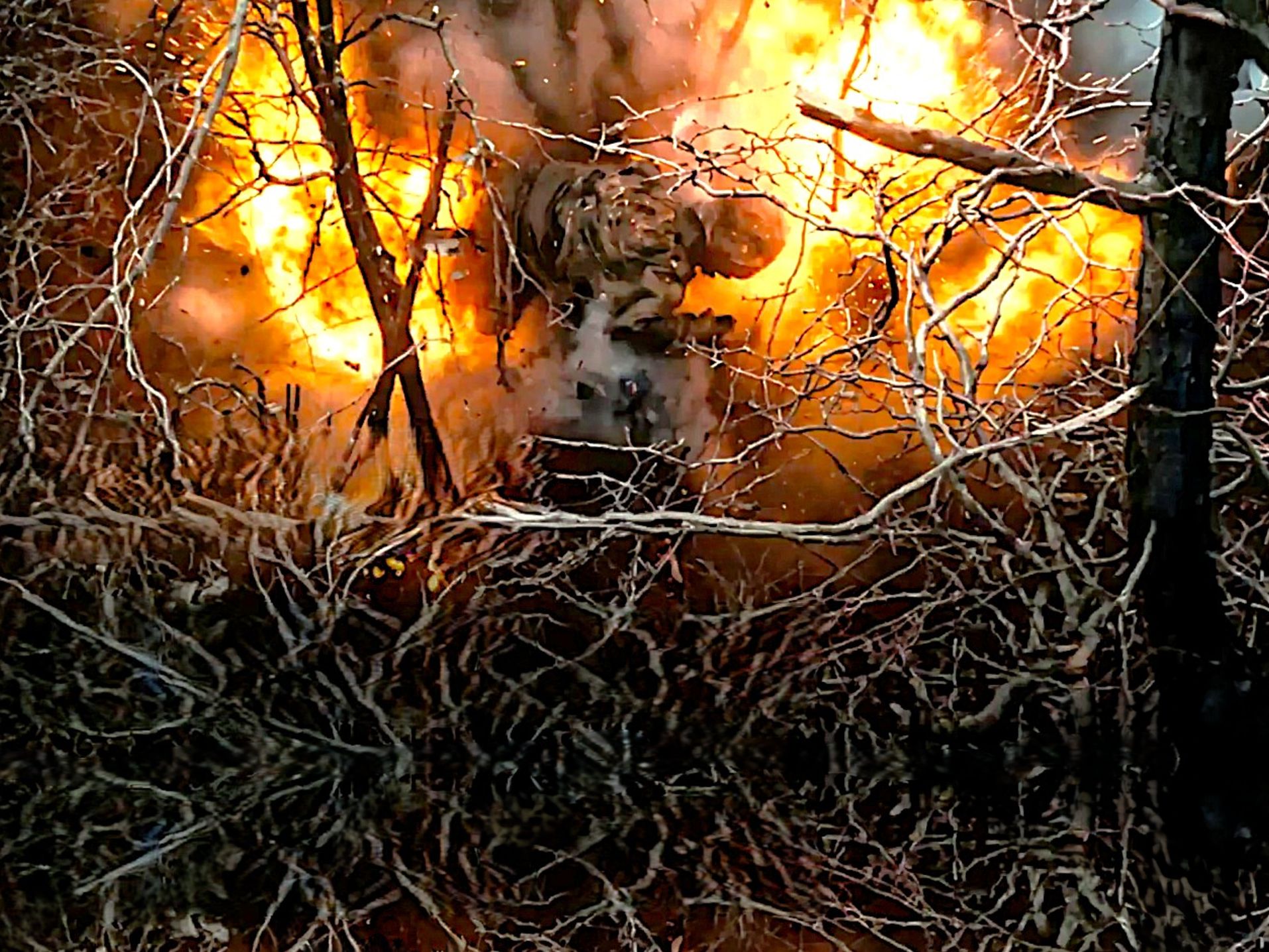 Long Moments of Agony Before Mutilated Russian Blows Up