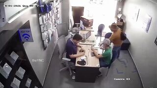 Elderly Psycho Stabs Company Manager In The Chest