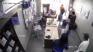 Elderly Psycho Stabs Company Manager In The Chest