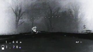Ambush drone explodes amidst 5 Ukrainians.