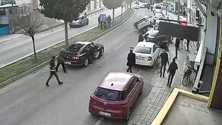 Turkish Female Teacher Completely Obliterated By Passing SUV
