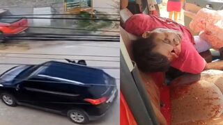 An Assassin Riddled A Van With Bullets At Point-Blank Range (CCTV & Aftermath)