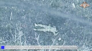 Remains of a Ukrainian assault team after an ambush.