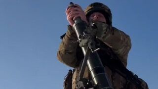 Direct mortar hit Ukrainian scouts.
