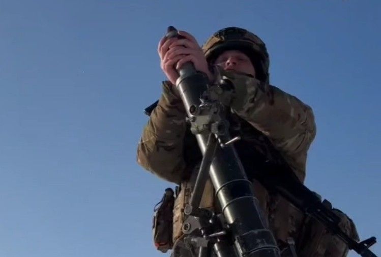 Direct mortar hit Ukrainian scouts.