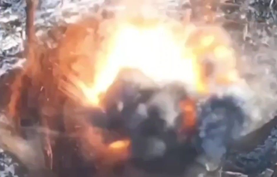 Ukrainian disappearance magic trick.