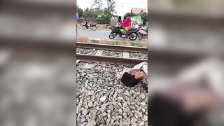 Man Ripped In Halves By Train In Haiti