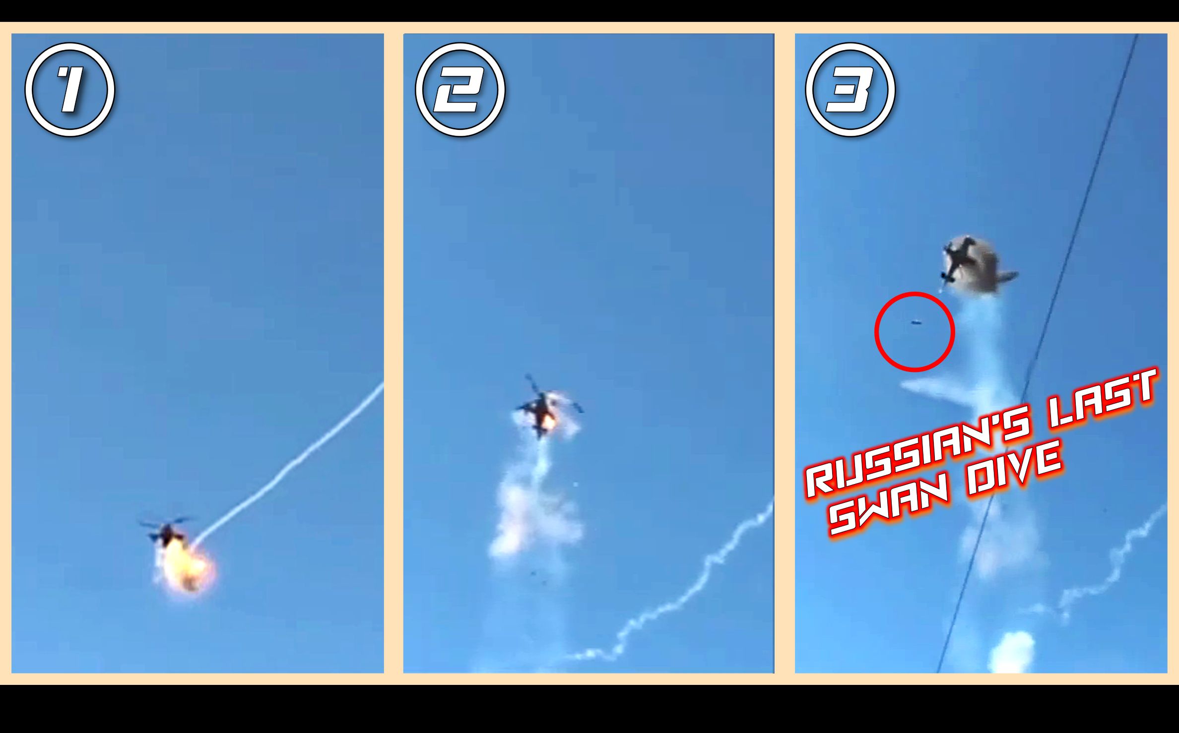 BOOM:  Pilot Jumps as Russian $16m Helicopter Ka-52 Is Shot Down