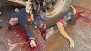 Aftermath Of Deadly Head On Collision Of Trucks On Brazilian Highway