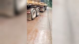 Aftermath Of Deadly Head On Collision Of Trucks On Brazilian Highway