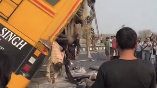 5 Killed, 45 Injured As Double-Decker Bus Overturns In Lucknow
