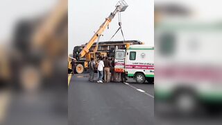 5 Killed, 45 Injured As Double-Decker Bus Overturns In Lucknow