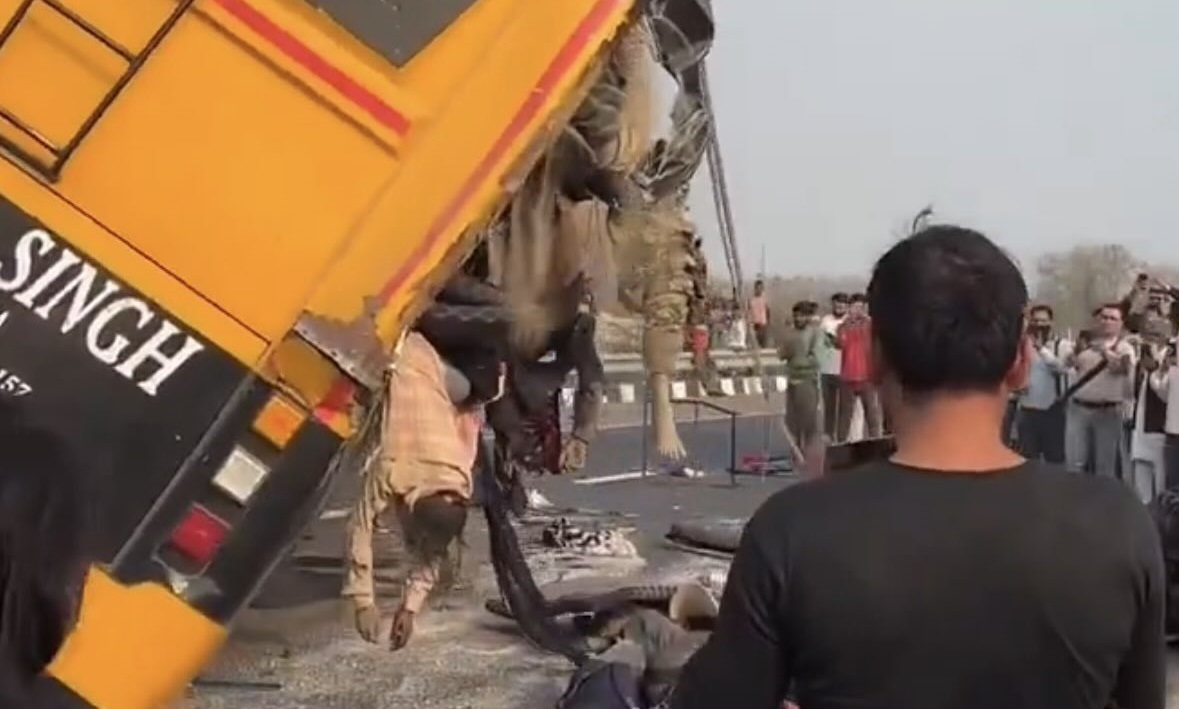 5 Killed, 45 Injured As Double-Decker Bus Overturns In Lucknow