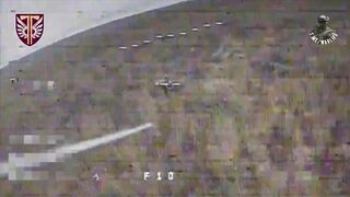 On the Kharkiv front, Russians are being killed by drones