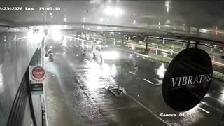 Assassins Open Fire at the Bar Entrance Killing One and Injuring Four