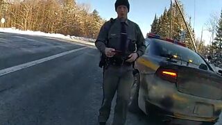 Driver Runs Stop Sign and Strikes New York State Trooper at a Crash Scene