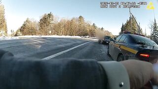 Driver Runs Stop Sign and Strikes New York State Trooper at a Crash Scene
