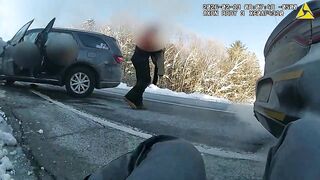 Driver Runs Stop Sign and Strikes New York State Trooper at a Crash Scene