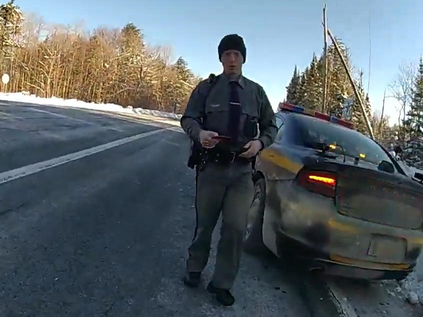 Driver Runs Stop Sign and Strikes New York State Trooper at a Crash Scene