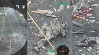 A russian invader beheaded himself with a grenade