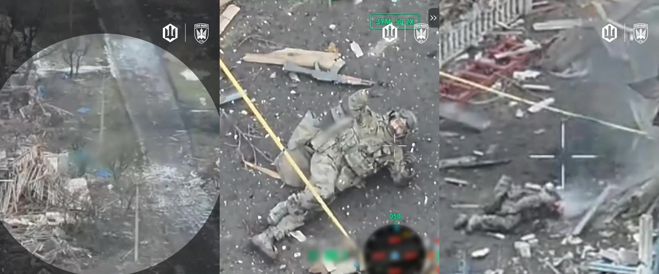 A russian invader beheaded himself with a grenade