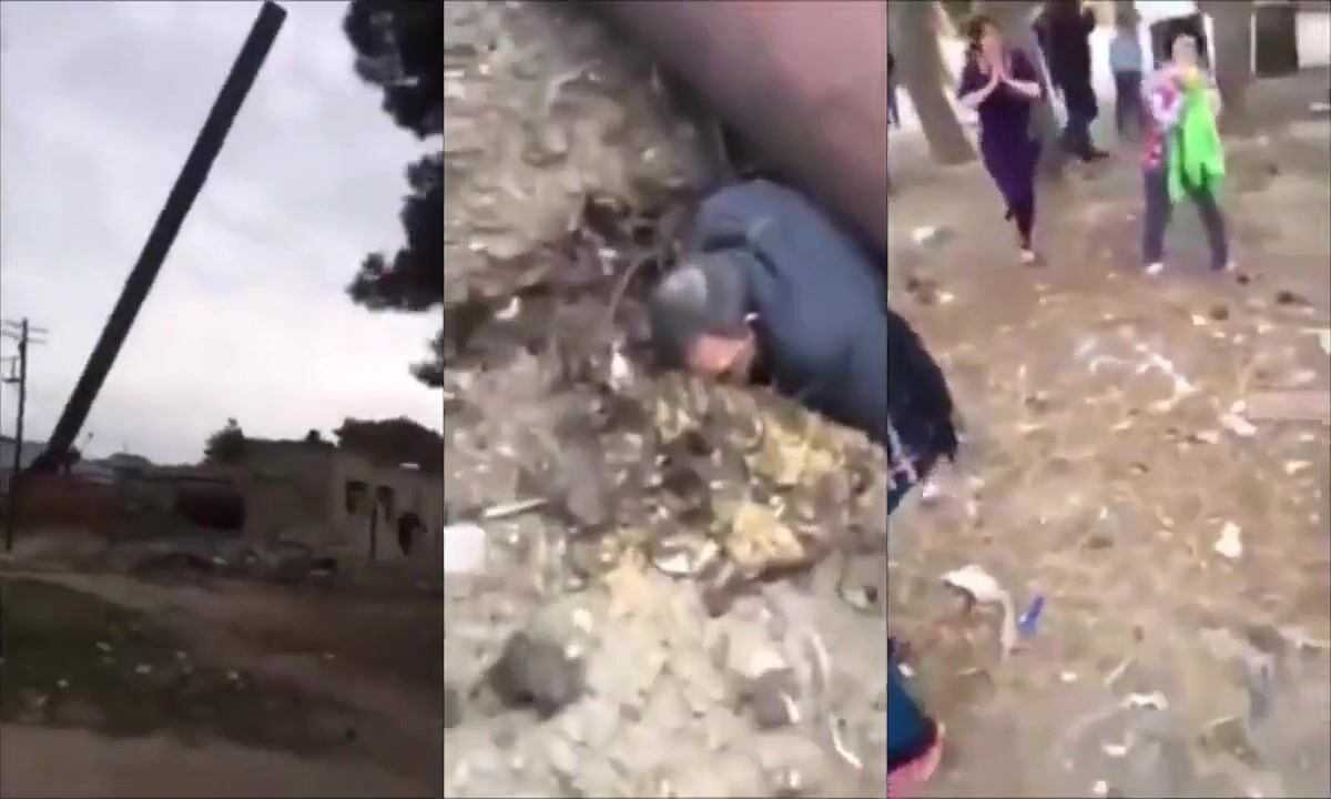 The man was crushed
