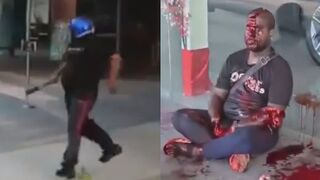 Man Attacked With Machete Outside Gurney Paragon Mall