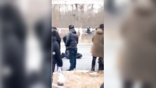 Man Gets AXED To Death On The Busy Road In China