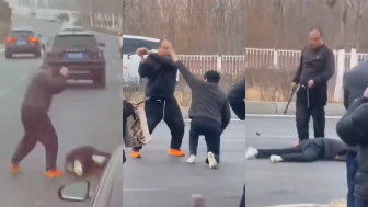Man Gets AXED To Death On The Busy Road In China