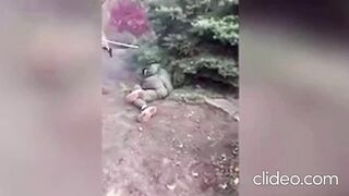 Because of the Russian soldiers, their comrades were killed