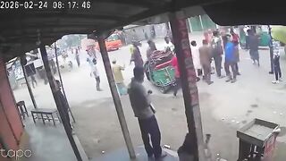 Colllision Between Tractor And Rickshaw Leaves One Dead