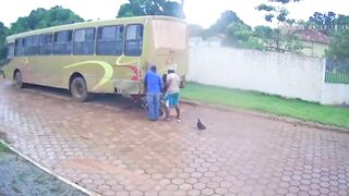 Motorcyclist Seriously Injured After Crashing Into Parked Bus