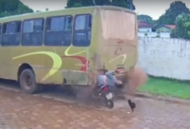 Motorcyclist Seriously Injured After Crashing Into Parked Bus