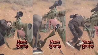 rebel killed with rifle shots