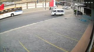 Classic VW Van Driver Ejected, Killed After Brutal Crash In Brazil