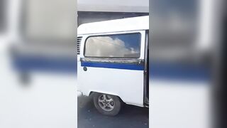 Classic VW Van Driver Ejected, Killed After Brutal Crash In Brazil