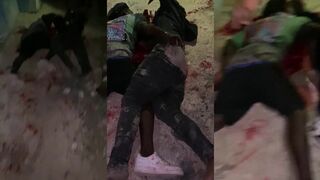 Two Men Bleed Out, over a dame